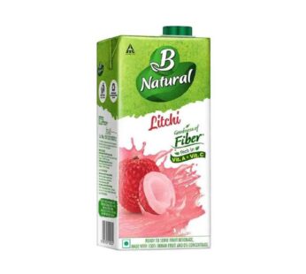 B Natural Litchi Juice 1 Ltr