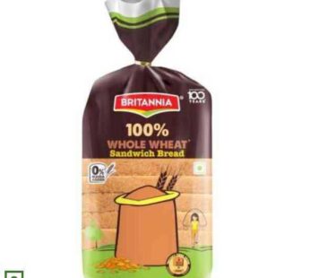 Britannia 100 Whole Wheat Bread 450 gms