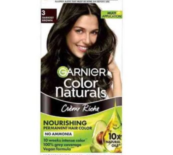 Garnier Colour Naturals Darkest Brown 3 70ml +60g