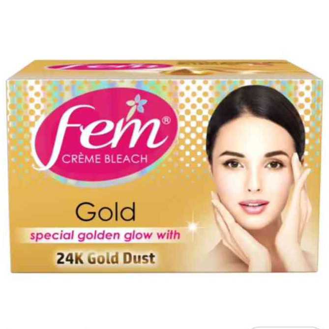 Fem Gold 24 K Gold Dust Creme Bleach 8 gms