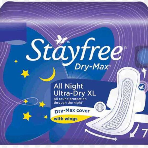 Stayfree Dry Max All Night Ultra dryXL Pads 7 pads