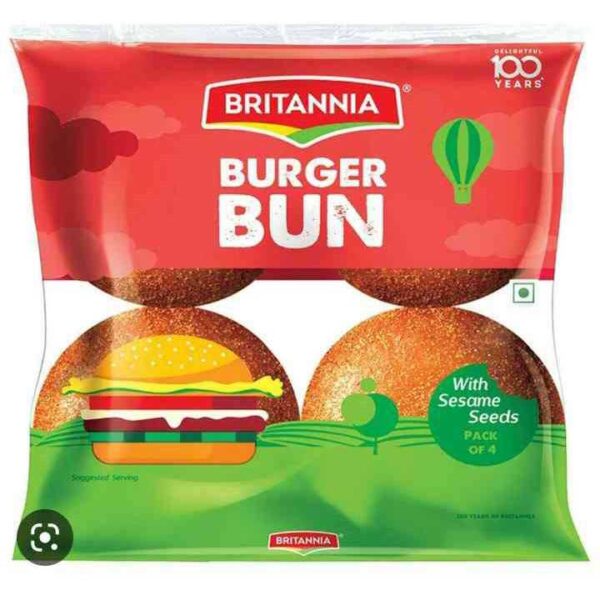 Britannia Burger Bun 200gms
