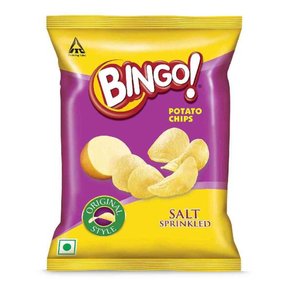 Bingo Potato Chips Salt Sprinkled  Original Style 24.5g