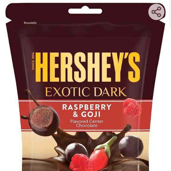 Hersheys Exotic Dark Rapsberry Goji 33.3 gms