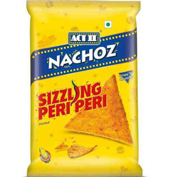 Act II Nachoz Sizzling Peri Peri Flavour 60g