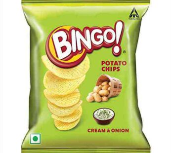 Bingo Potato Chips Cream Onion 52 gms