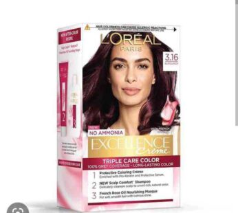 Loreal Paris Excellence Cream Burgendy 3 16 100g+72ml