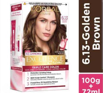 Loreal Paris Excellence Cream Golden Brown 6 13 100g+72ml