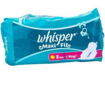 Whisper Maxi Fit L Wings 8 pads