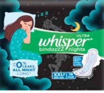 Whisper Bindazzz Nights XXL 16 Pads