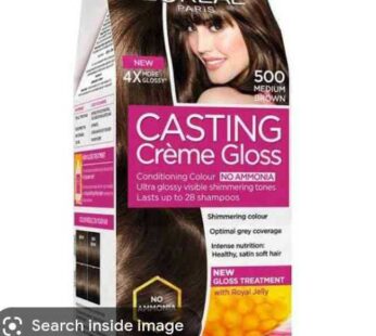 Loreal Paris Casting Creme Gloss Medium Brown 500 87.5g + 72ml