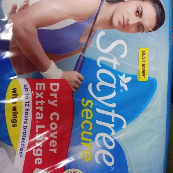 Stayfree Secure Dry Cover Extra large with Wings 20N