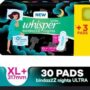 Whisper Bindazzz Nights XL 27 pads + 3 Pads