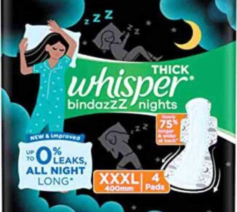 Whisper Bindazzz Nights XXXL 20 pads