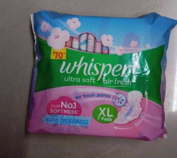 Whisper Ultra Soft Air Fresh XL 7 pads