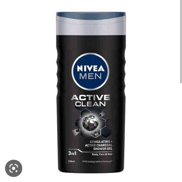 Nivea Men Active Clean Active CharCoal Shower Gel 500ml