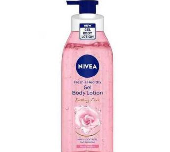 Nivea Fresh And Healthy Gel Body lotion soothing care rose Water 390ml