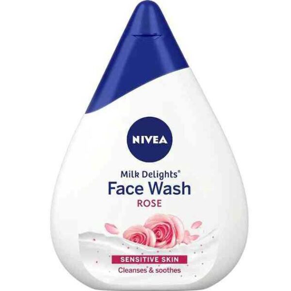 Nivea Milk Delights Face Wash Rose Sensitive Skin 50ml