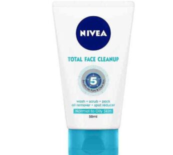 Nivea Total Face Cleanup face wash 50ml