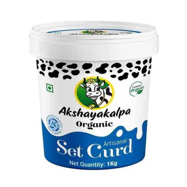 akshayakalpa organic set curd 1kg