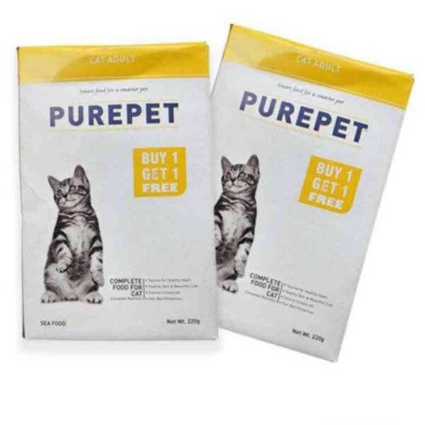 purepet cat adult sea food buy1 get1 200g