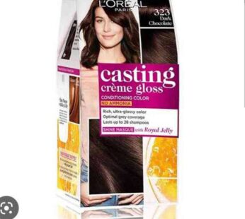 loreal paris casting creme gloss 323 dark chocolate 75ml