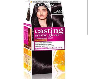 loreal paris casting creme gloss no ammonia 200 Ebony black 75ml