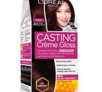 loreal paris casting creme gloss 360 black cherry  75ml