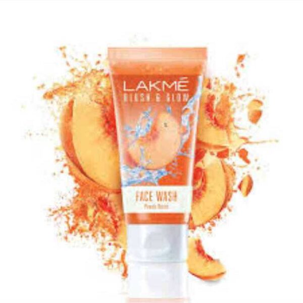 Lakme Blush   Glow Peach Burst Facewash 50 gms