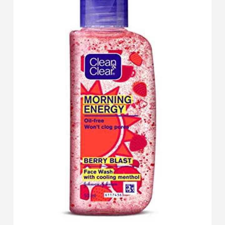 Clean Clear Morning Energy Berry Blast Facewash 50 ml