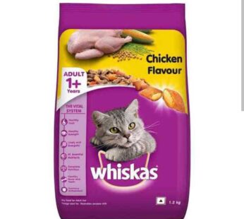 Whiskas Chicken Flavour For Adult 1 Years 1.2 kg