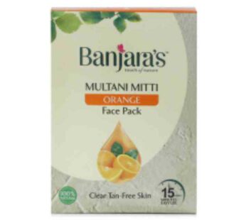 Banjaras Multani Mitti Orange face Pack 100 Gms