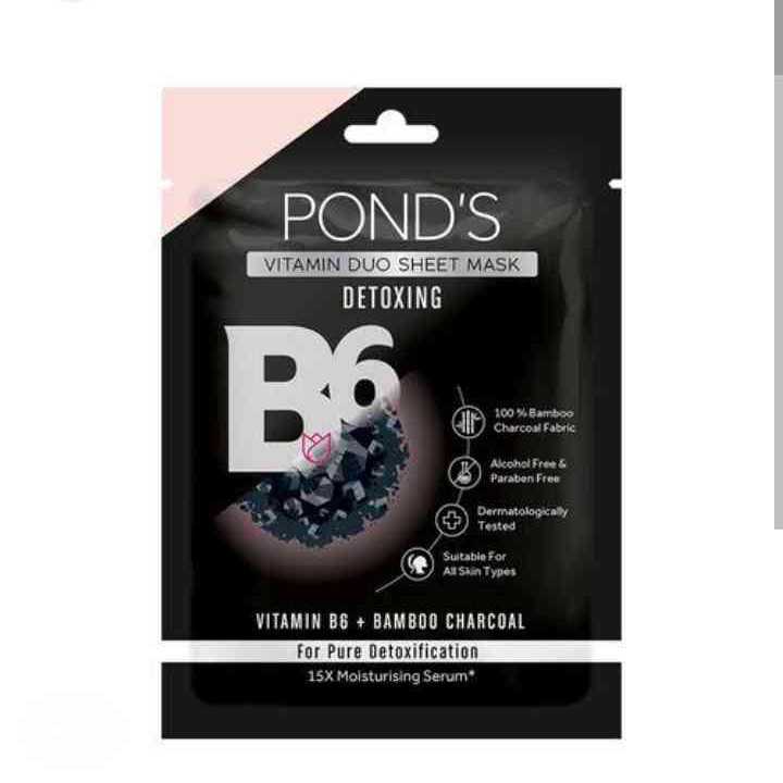 Ponds Vitamin Duo Sheet Face Musk 1N Vitamin E Nourishing