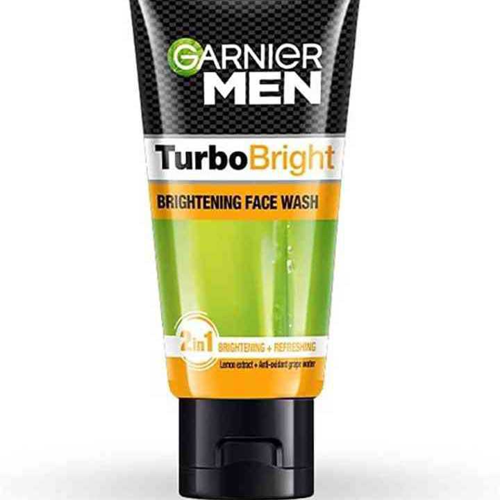 Garnier Men Turbo Bright 2 in 1 Anti pollution Brightening facewash 100g