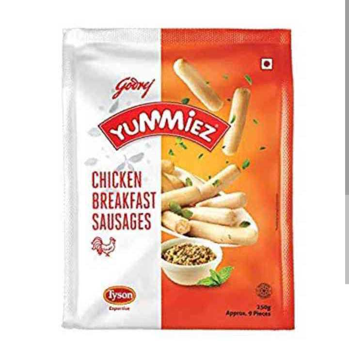 Godrej Yummiez Chicken Breakfast Sausages 250 gms