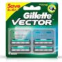 Gillette Vector Shaving Catridge 4 N