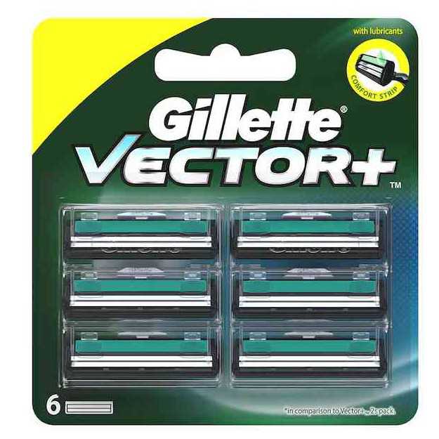 Gillette Vector Shaving Catridge 6 N