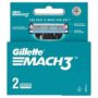 Gillette Mach3 Shaving Catridge 2 N