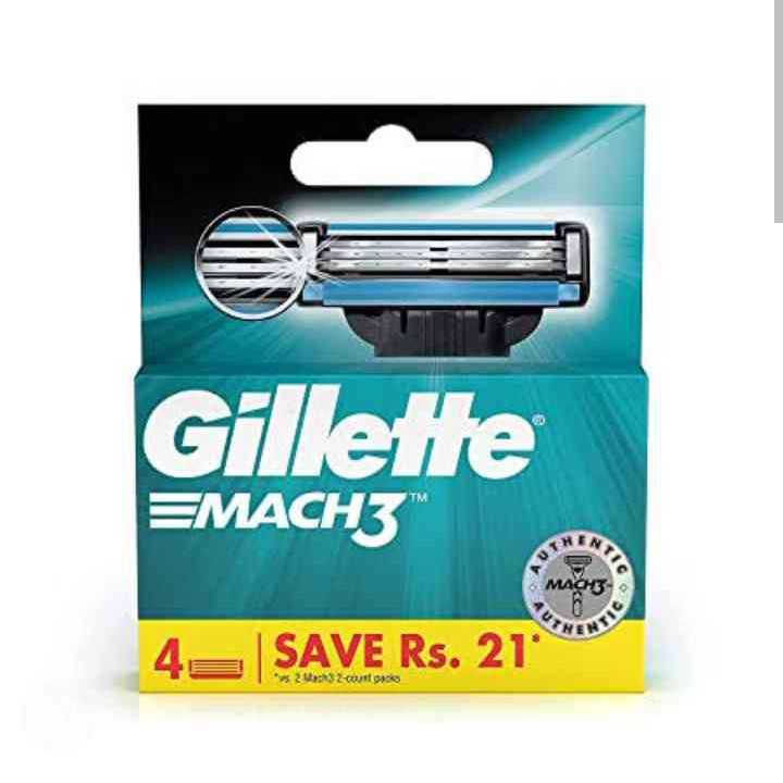Gillette Mach3 Shaving Catridge 4 N