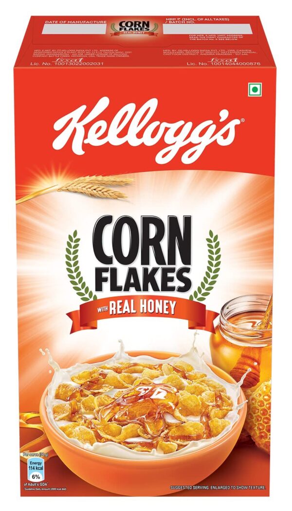 Kelloggs Corn Flakes With Real Honey 300 Gms