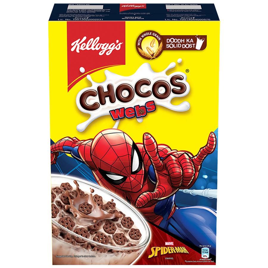 Kelloggs Webs Chocos 300G packade