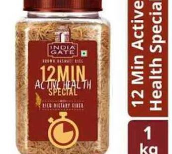 India Gate Active Health Brown Basmati Rice 1 Kg