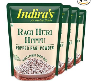 Indiras Ragi Huri Hittu Natural Popped Ragi Powder 400 Gms
