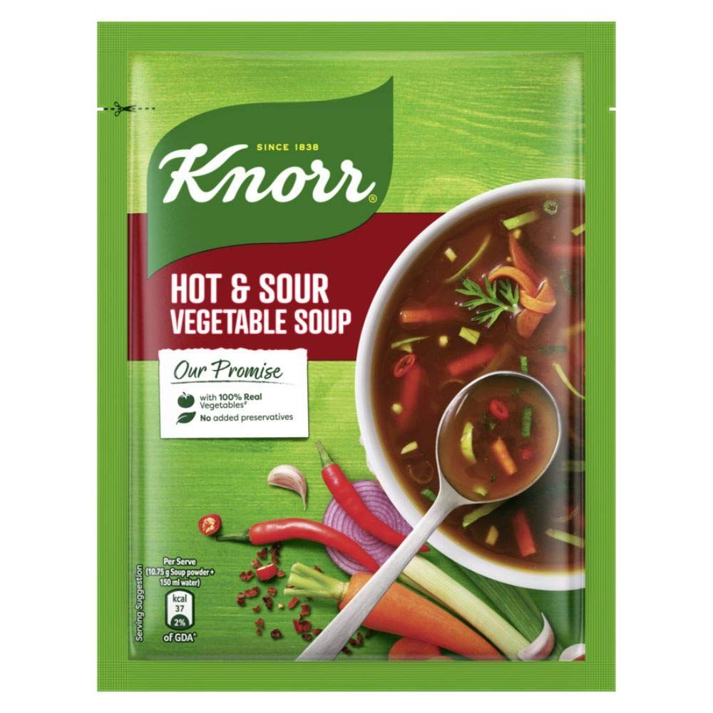 Knorr Hot And Sour Veg Soup 50 Gms