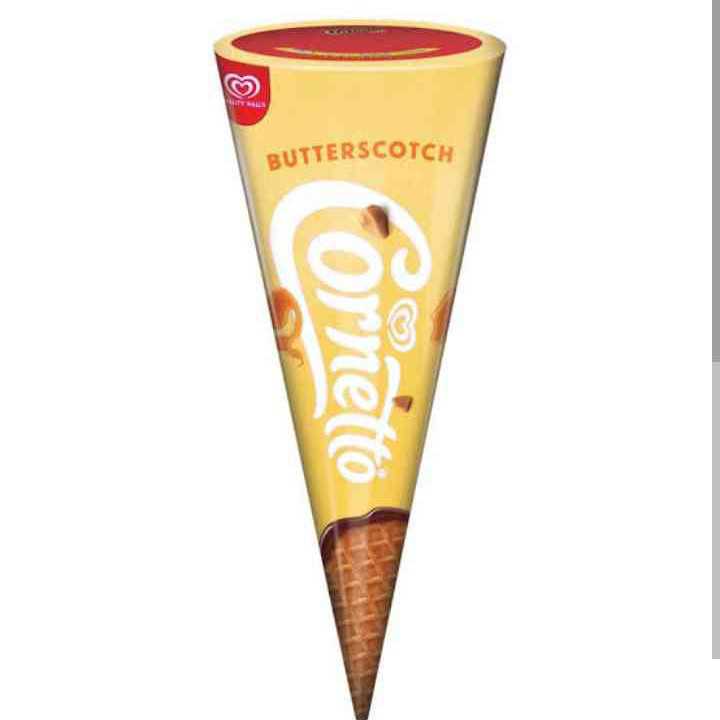 Kwality Walls Cornetto Mini Butterscotch Ice Cream 70ml
