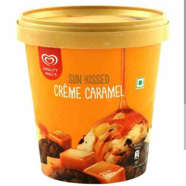 Kwality Walls Creme Caramel Ice Cream Tub 750ml