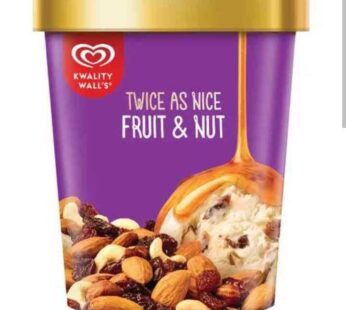 Kwality Walls Fruit Nut Ice cream tub 700ml