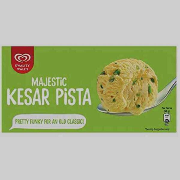 Kwality Walls Kesar Pista Ice Cream 700ml