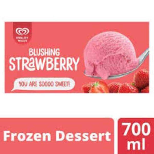 Kwality Walls Strawberry Ice Cream 700 ml