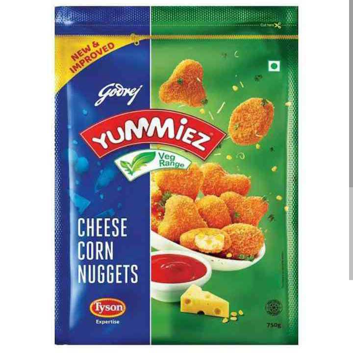 Godrej Yummiez Cheese Corn Nuggets 600 Gms